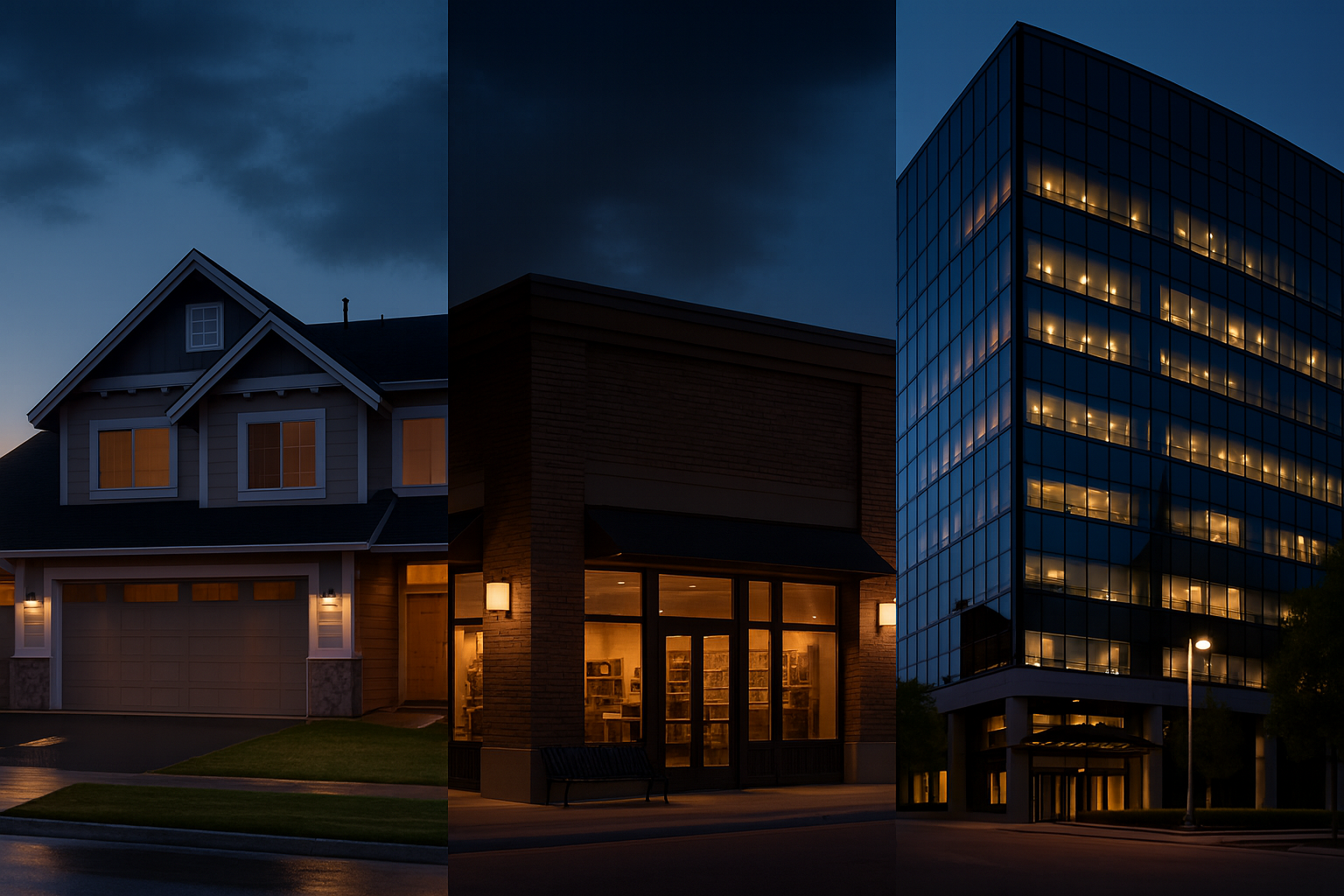 New York City skyline at dusk - APB Security serves businesses across NYC